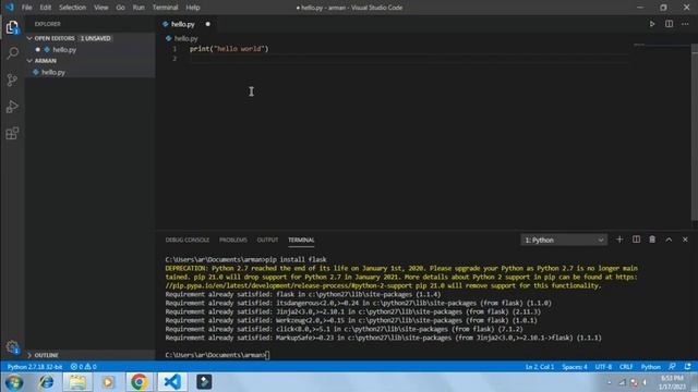 Python / chapter = 1/ modules comments and pip смотреть онлайн