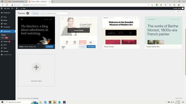 Staffy Multipurpose Wordpress - Tutorials - Theme Installation смотреть онлайн