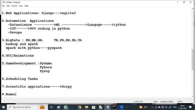 PYTHON tutorials || Demo - 1 || by Mr. Vijay On 15-06-2023 @8AM IST смотреть онлайн