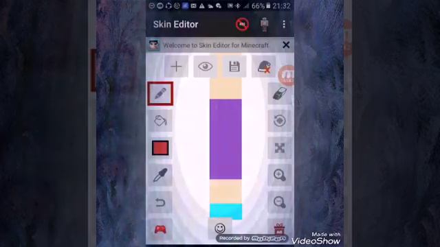 Сосдаю свой скин приложение называется Skin Editor смотреть онлайн