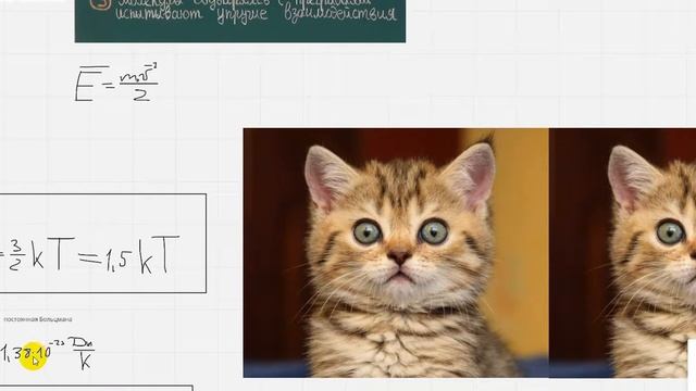 2 формулы кинетической энергии и уравнение Менделеева — Клапейрона смотреть онлайн