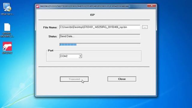 STM32 Scanner Firmware update_ RS232 смотреть онлайн