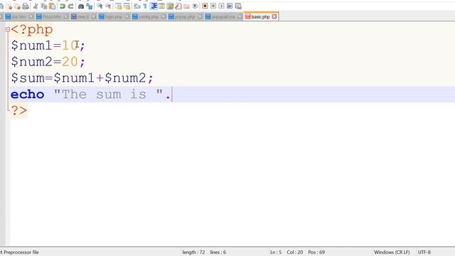 PHP Lesson 1: Sequential Control Structure смотреть онлайн