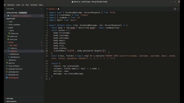 SQL and CRUD Operations with Nuxt 3 and Laravel смотреть онлайн