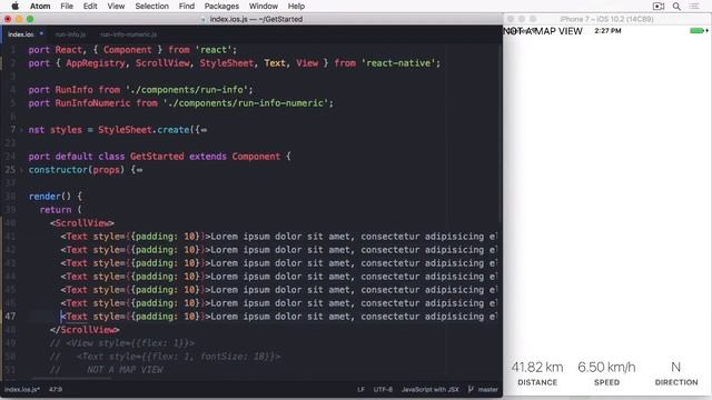 Getting Started with React Native - 08 - ScrollView and ListView смотреть онлайн