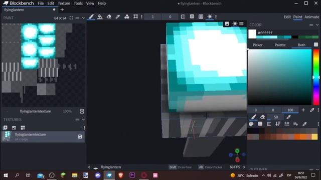 Flying Lantern | Blockbench Timelapse смотреть онлайн