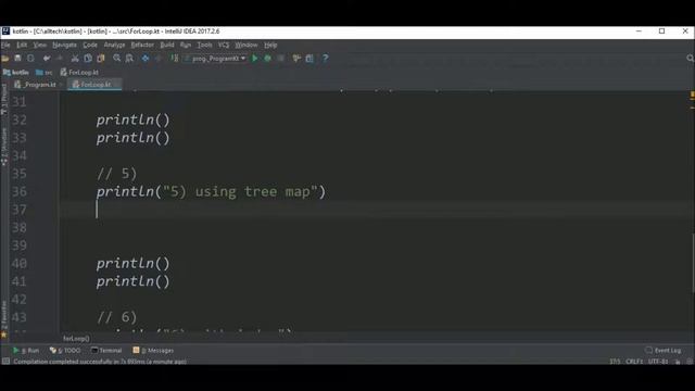 for loop in kotlin смотреть онлайн