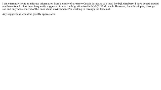 Databases: Migrating Oracle to MySQL: MySql Workbench Not Available смотреть онлайн