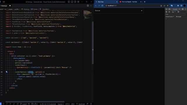 03 AUTOCOMPLETE MENU PERSONALIZADO Y VARIAS PROPIEDADES DE LAS OPCIONES AGREGAR UN COMPONENTE MENU смотреть онлайн