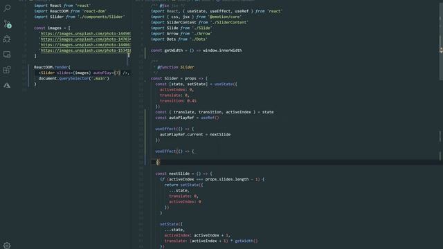 React Slider - 2 - Autoplay With useEffect & useRef React Hooks смотреть онлайн