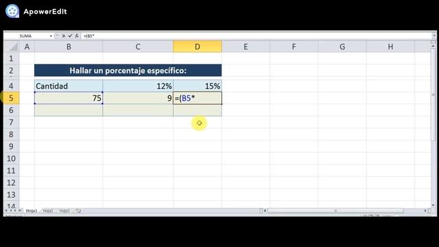 Regla de tres simple directa en excel 1 смотреть онлайн