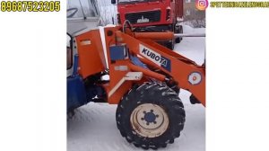 Мини экскаватор погрузчик Kubota R410.От подписчика.  Иван, спасибо!