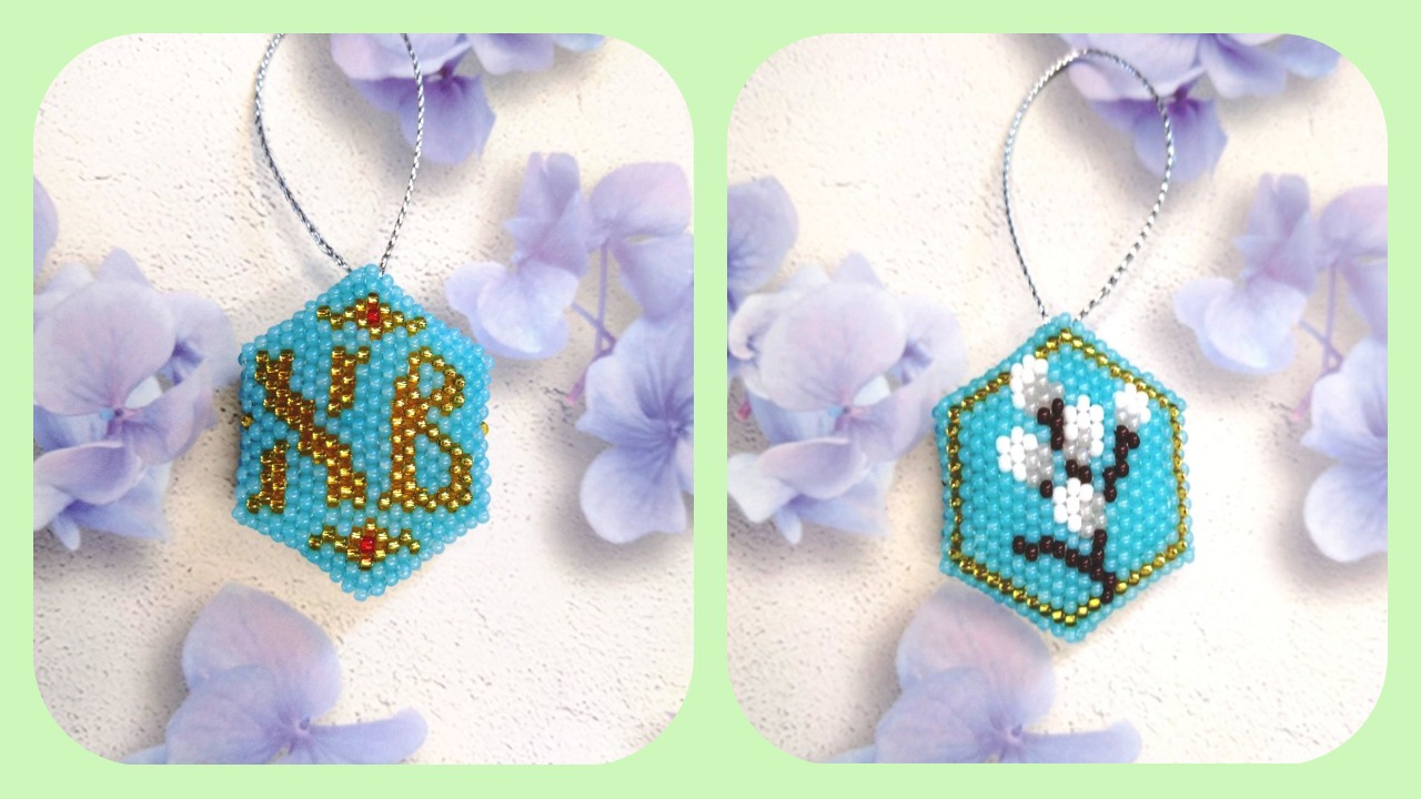 Мастер-класс "Пасхальное украшение". Кирпичное плетение. Часть 1-2. смотреть онлайн