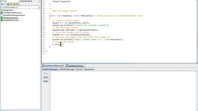 Java ClientServer смотреть онлайн