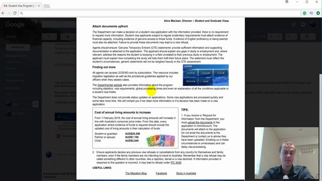 Студенческая Виза в Австралию. Изменения Февраль 2018 смотреть онлайн