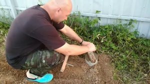 Бюджетный фундамент из асбестовых труб.