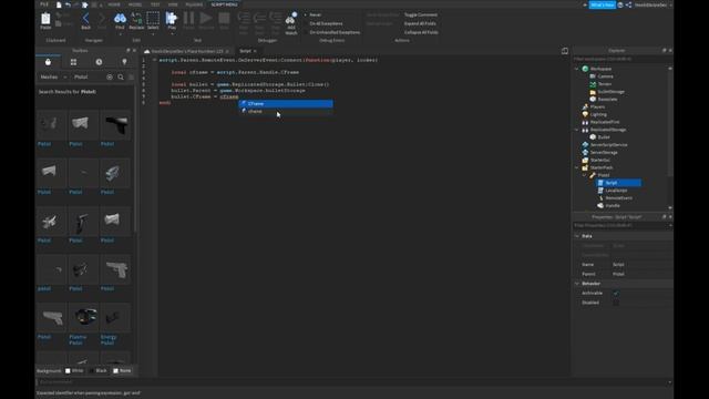 ROBLOX STUDIO | How to make a Gun смотреть онлайн