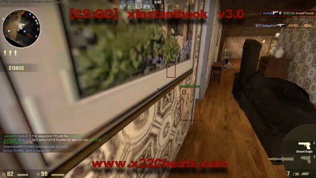 [CS:GO] xInstanthook v3.0 | Legit Deagle Montage смотреть онлайн