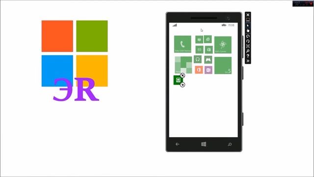 Новый стартовый экран WP8.1 смотреть онлайн