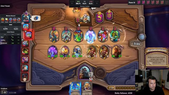 APM HIGHROLL With Golden Tethys, Brann And Rock Rock! | Hearthstone Battlegrounds смотреть онлайн