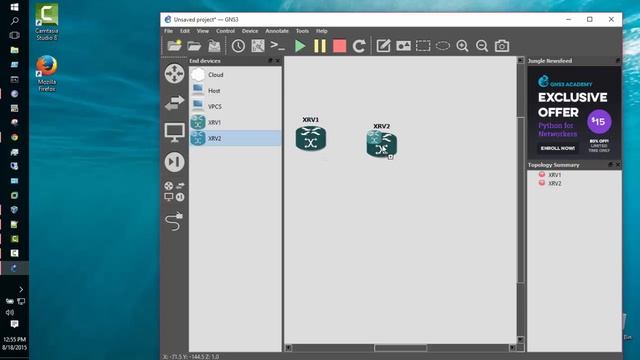 Fix XRv ping Problem With GNS3 смотреть онлайн