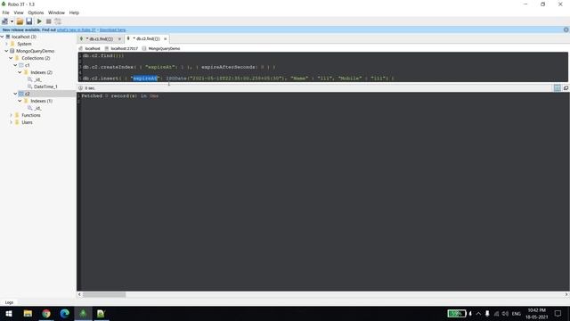 Remove or delete records from Mongo DB automatically using the TTL index смотреть онлайн