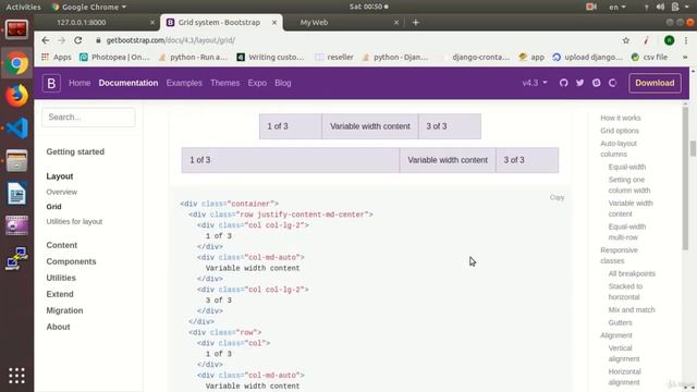 Grid and Box | Python and Django смотреть онлайн