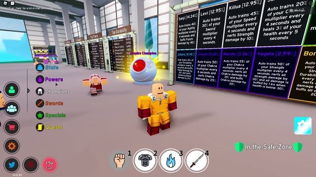 WHAT IS THE BEST CHAMPION TO USE? ALL CHAMPIONS SHOWCASE! IN ANIME FIGHTING SIMULATOR ROBLOX смотреть онлайн