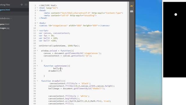 HTML5 Canvas: Part 2 - Timer Collision Motion: смотреть онлайн