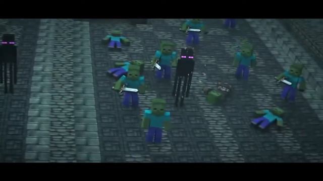 ЯРКИМ ПЛАМЕНЕМ—МАЙНКРАФТ ПЕСНЯ|A Minecraft Music Video Parody! смотреть онлайн