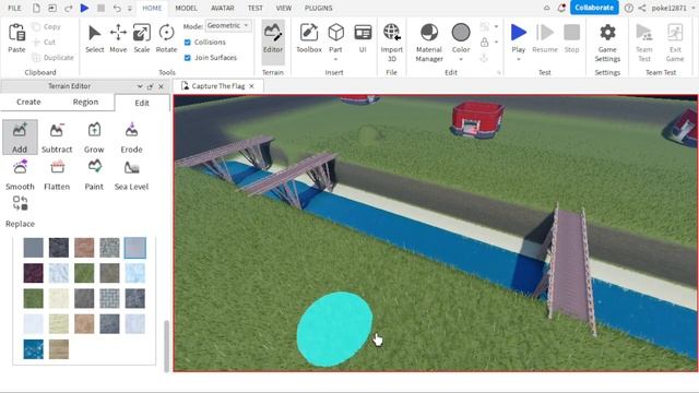 How to use Terrain Editor! 2023 Roblox Studio смотреть онлайн