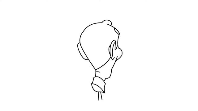 Анимация поворота головы персонажа смотреть онлайн