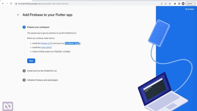 13.7 Flash Chat | Setting up a Firebase Project and Connecting it With a Flutter Project смотреть онлайн