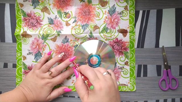 Підставка для чашки .Техніка "декупаж". Для дітей старшого дошкільного віку смотреть онлайн