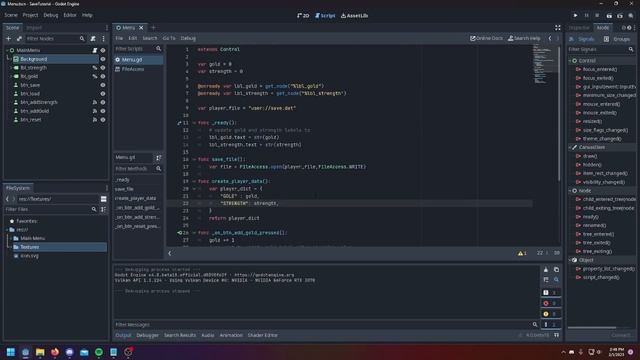 Godot 4 Save and Load Tutorial using the new FileAccess class смотреть онлайн