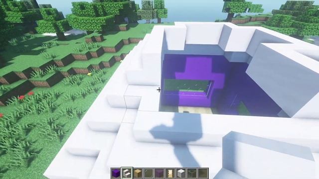 Minecraft Small Purple House Tutorial ? - Minecraft Modern House смотреть онлайн