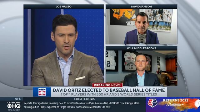 David Ortiz Elected to Baseball Hall of Fame | CBS Sports HQ смотреть онлайн