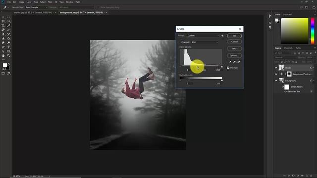 Photoshop MANIPULATION  Tutorial | The Falling Guy