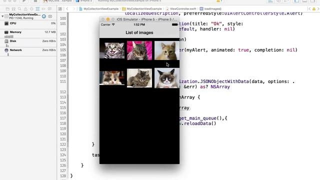 UICollectionView example in Swift. Load thumbnail & preview images смотреть онлайн