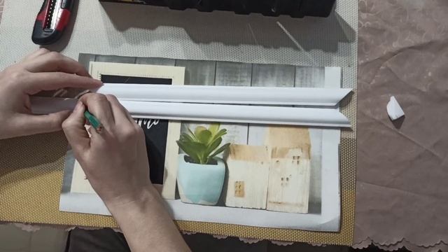 Как сделать рамку из багета/ Рамка для картины/ Своими руками/ Многодетная семья ? смотреть онлайн