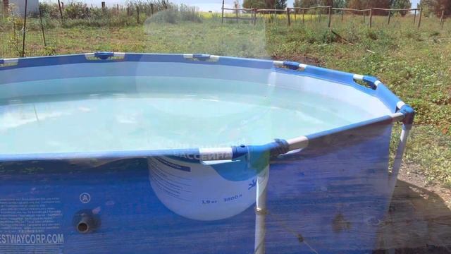 Чистим каркасный (дачный) бассейн. Этим средством пользуюсь второй год смотреть онлайн