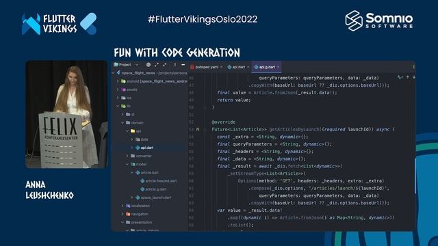 Fun with code generation ? Anna Leushchenko ? Flutter Vikings 2022 смотреть онлайн