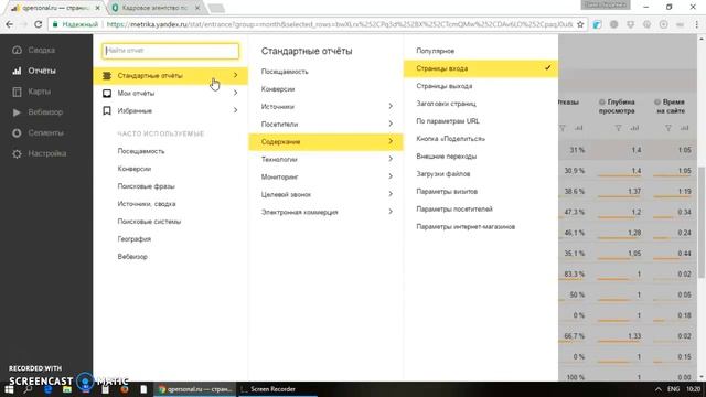 Как научиться работать с Яндекс Метрикой и оценивать в ней статистику своего сайта смотреть онлайн