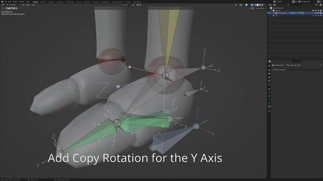 How to make a foot roll rig - Blender 3.0 смотреть онлайн