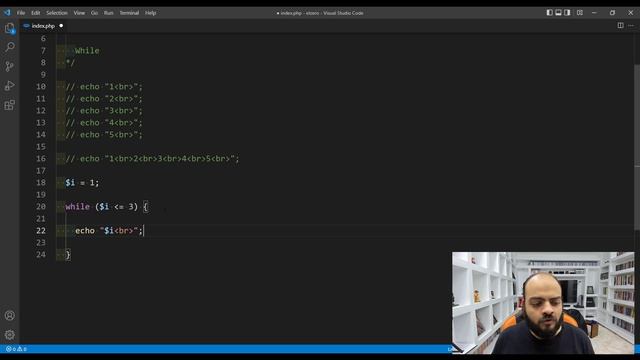 Learn PHP 8 In Arabic 2022 - #037 - While Loop And Concept Of Loop смотреть онлайн