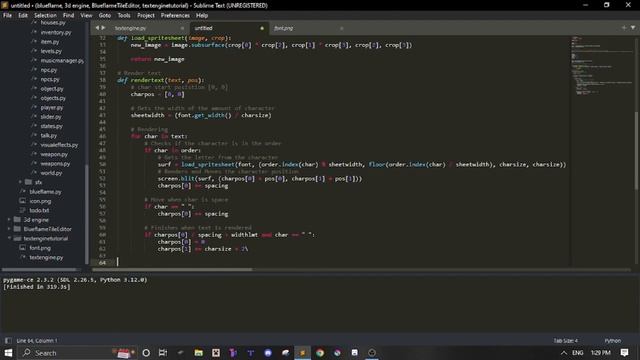 How to make undertale text engine in pygame смотреть онлайн