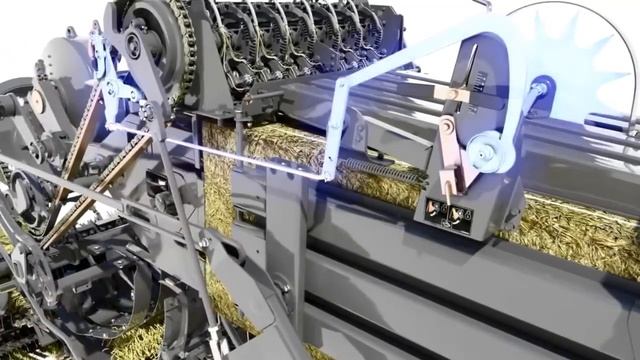 Работа тюкового пресс-подборщика в разрезе смотреть онлайн