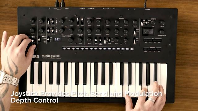 Korg Minilogue XD Polyphonic Synthesizer Demo Video - All Playing, No Talking смотреть онлайн