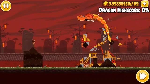 Angry Birds Seasons Year of the Dragon All levels (Mighty Dragon) Any% смотреть онлайн