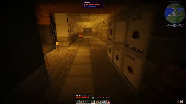 Minecraft Galacticraft - #6 Лифт. Thut's Elevators. смотреть онлайн